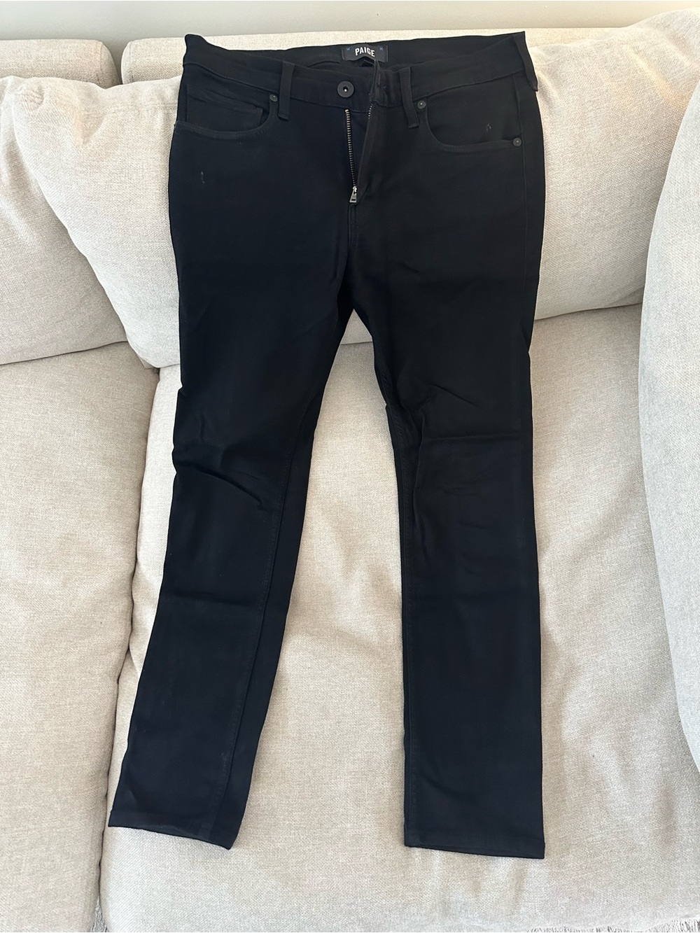 Paige Men’s Black Skinny Jeans